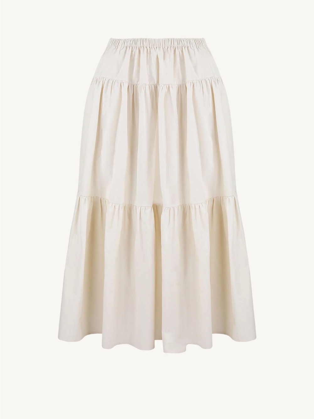 SOMETHING to HOLD Teacake Skirt (Tiered maxi skirt)